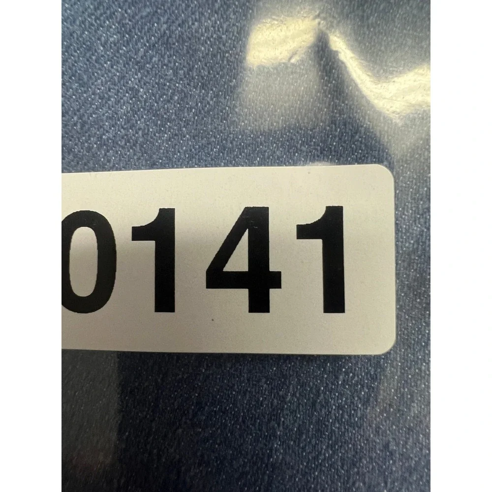 Vintage Bebe Sleeveless Denim Midi Dress Size L Stretch Y2K Western Utility - Picture 11 of 11